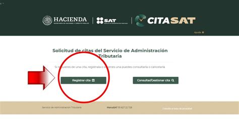 crear cita sat|Cita SAT